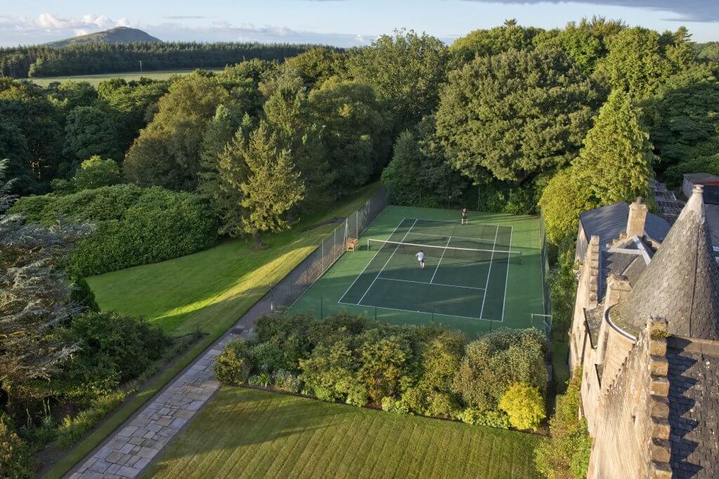 Glenapp Castle tennis
